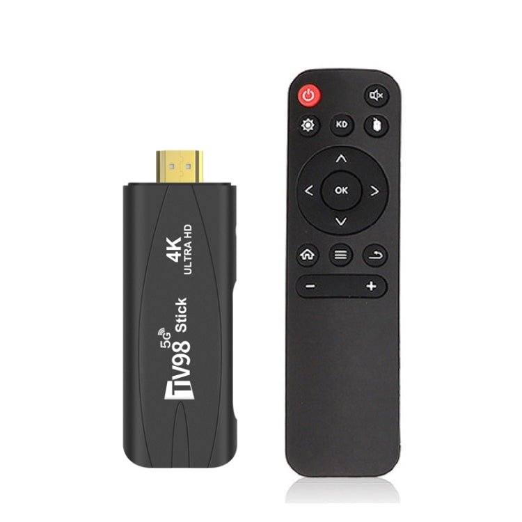 TV98 Rockchip 3228A クアッドコア 4K HD Bluetooth Android TVスティック、Rockchip 3228A 4K、4GB+32GB、2GB+16GB