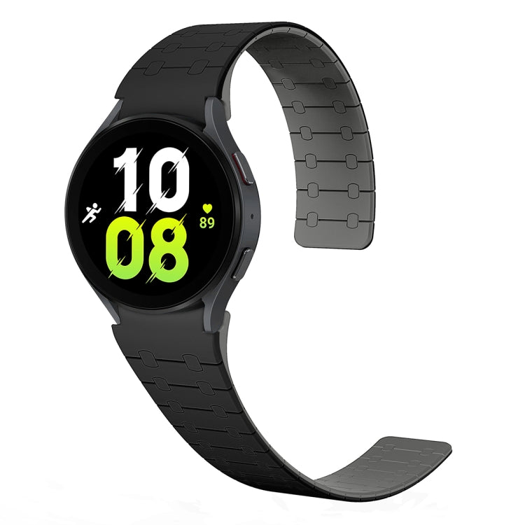 二色ループマグネティックシリコンウォッチバンド、Samsung Galaxy Watch 6 / 5 / 4用