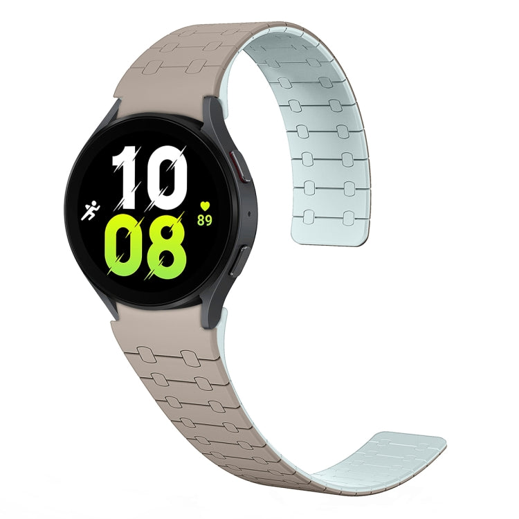 二色ループマグネティックシリコンウォッチバンド、Samsung Galaxy Watch 6 / 5 / 4用