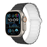 I-Shaped Magnetic Silicone Watch Band, For Apple Watch SE 2023 44mm, For Apple Watch SE 2023 40mm, For Apple Watch Ultra 2 49mm