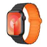 I字型マグネティックシリコンウォッチバンド、Apple Watch Series 9 45mm用、Apple Watch Series 9 41mm用、Apple Watch Ultra 49mm用