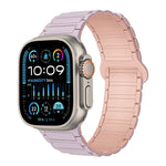I字型マグネティックシリコンウォッチバンド、Apple Watch Series 9 45mm用、Apple Watch Series 9 41mm用、Apple Watch Ultra 49mm用