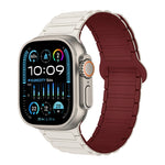 I字型マグネティックシリコンウォッチバンド、Apple Watch Series 9 45mm用、Apple Watch Series 9 41mm用、Apple Watch Ultra 49mm用