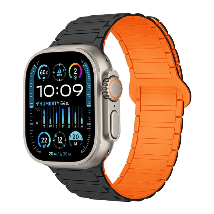 I字型マグネティックシリコンウォッチバンド、Apple Watch Series 9 45mm用、Apple Watch Series 9 41mm用、Apple Watch Ultra 49mm用