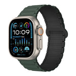 I字型マグネティックシリコンウォッチバンド、Apple Watch Series 9 45mm用、Apple Watch Series 9 41mm用、Apple Watch Ultra 49mm用