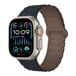 I字型マグネティックシリコンウォッチバンド、Apple Watch Series 9 45mm用、Apple Watch Series 9 41mm用、Apple Watch Ultra 49mm用