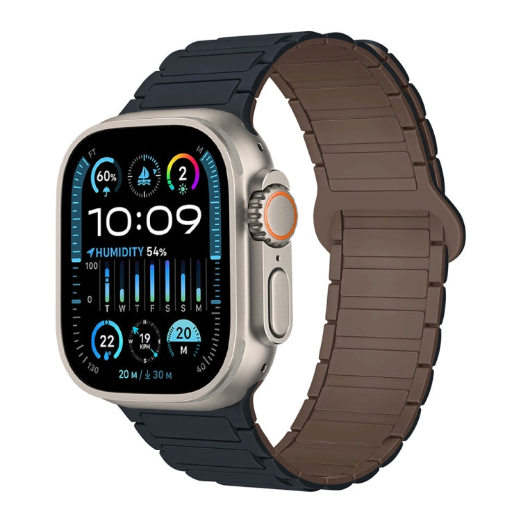 I字型マグネティックシリコンウォッチバンド、Apple Watch Series 9 45mm用、Apple Watch Series 9 41mm用、Apple Watch Ultra 49mm用