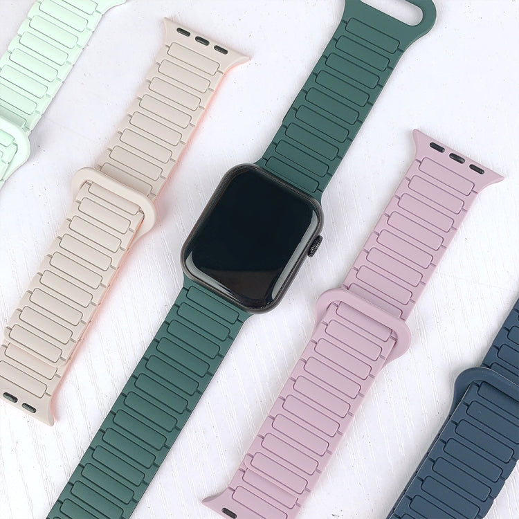 I字型マグネティックシリコンウォッチバンド、Apple Watch Series 9 45mm用、Apple Watch Series 9 41mm用、Apple Watch Ultra 49mm用