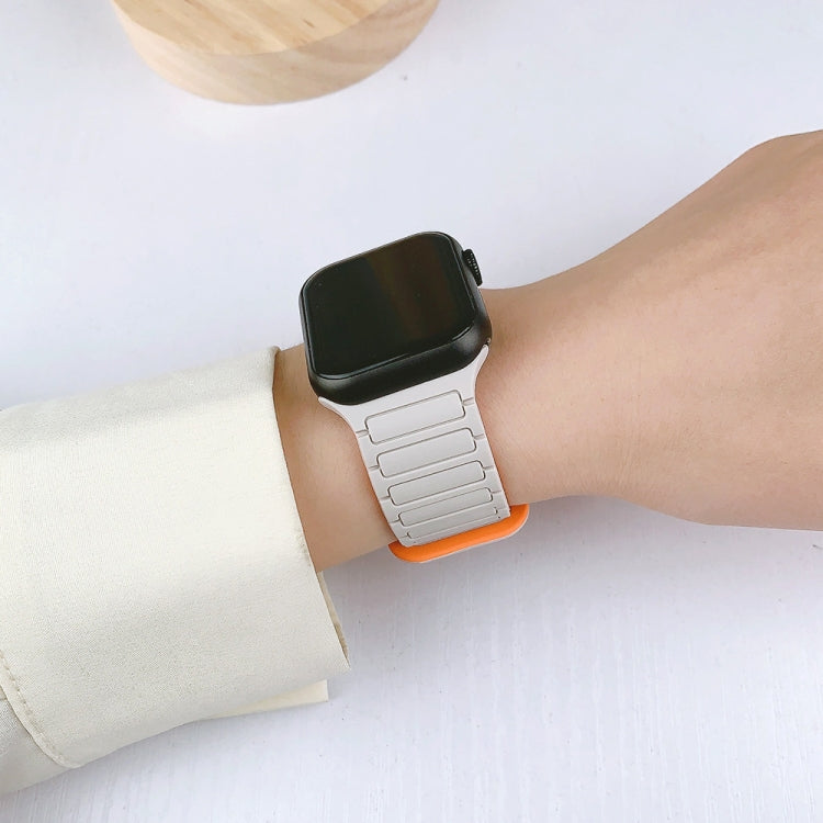 I字型マグネティックシリコンウォッチバンド、Apple Watch Series 9 45mm用、Apple Watch Series 9 41mm用、Apple Watch Ultra 49mm用