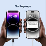 USAMS US-SJ697 USB-C / Type-C から 8ピン 30W ストライプ急速充電データケーブル 1m, 2m, 3m