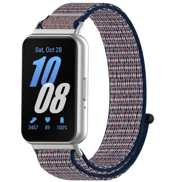 Nylon Loop Hook and Loop Fastener Watch Band, For Samsung Galaxy Fit 3