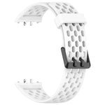 ホールスタイルデュアルバックルシリコンウォッチバンド、Samsung Galaxy Fit 3用