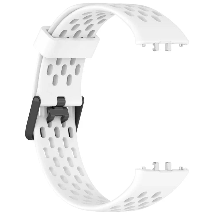ホールスタイルデュアルバックルシリコンウォッチバンド、Samsung Galaxy Fit 3用