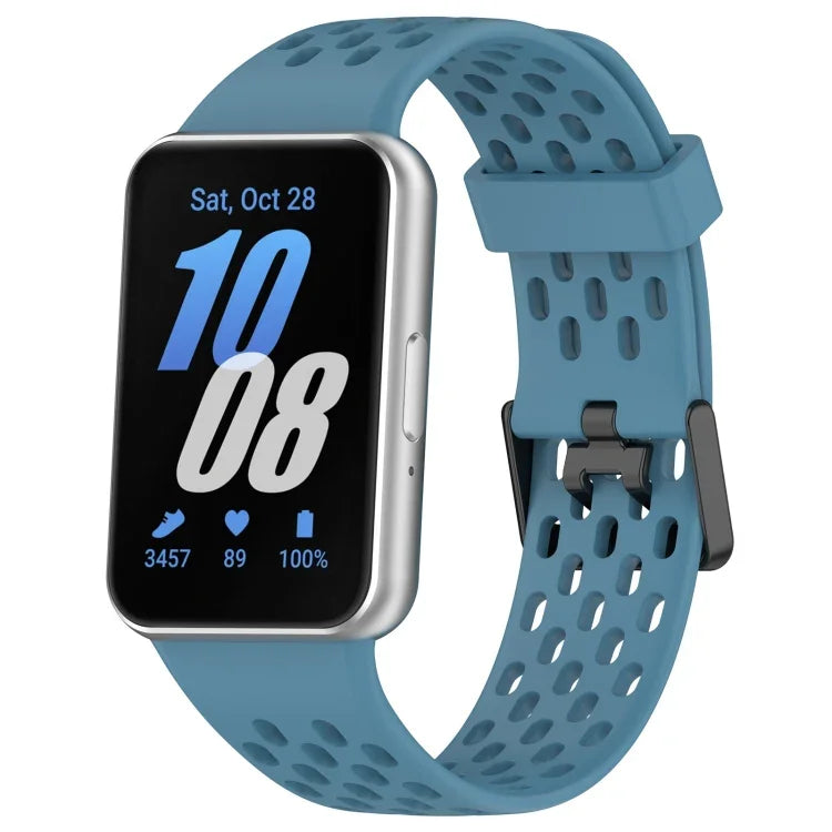 ホールスタイルデュアルバックルシリコンウォッチバンド、Samsung Galaxy Fit 3用