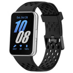 ホールスタイルデュアルバックルシリコンウォッチバンド、Samsung Galaxy Fit 3用