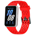 ホールスタイルデュアルバックルシリコンウォッチバンド、Samsung Galaxy Fit 3用