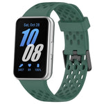 ホールスタイルデュアルバックルシリコンウォッチバンド、Samsung Galaxy Fit 3用