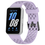 ホールスタイルデュアルバックルシリコンウォッチバンド、Samsung Galaxy Fit 3用