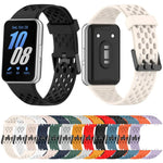 ホールスタイルデュアルバックルシリコンウォッチバンド、Samsung Galaxy Fit 3用