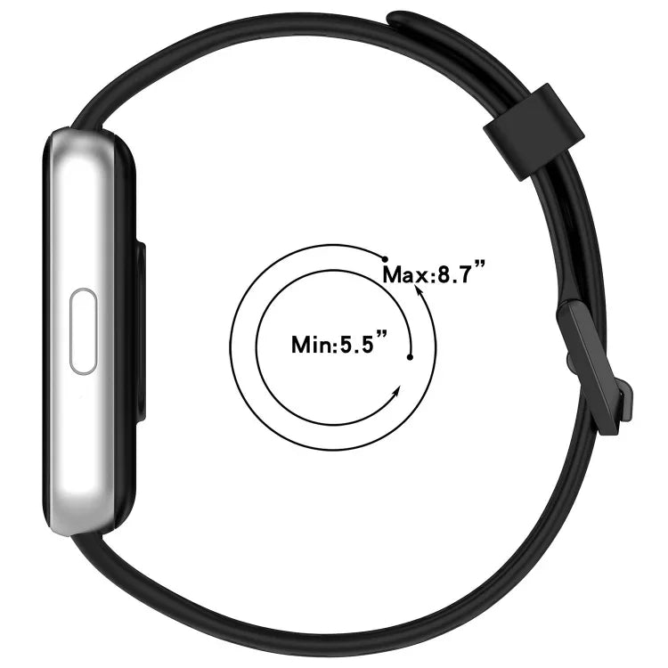 ホールスタイルデュアルバックルシリコンウォッチバンド、Samsung Galaxy Fit 3用