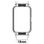 18mm メタルフレームウォッチ保護ケース、Samsung Galaxy Fit 3用