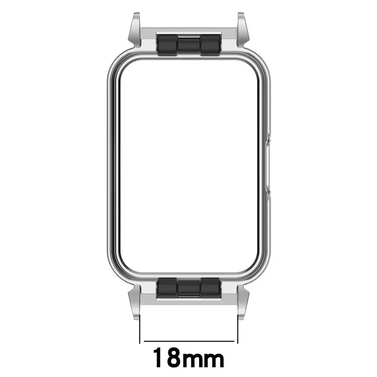 18mm メタルフレームウォッチ保護ケース、Samsung Galaxy Fit 3用