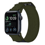 ナイロンフック＆ループファスナーワッチバンド、Apple Watch Series 8 45mm用、Apple Watch SE 2022 40mm用、Apple Watch SE 2022 44mm用、Apple Watch Series 7 41mm用、Apple Watch Series 7 45mm用、Apple Watch SE 40mm用、Apple Watch SE 44mm用
