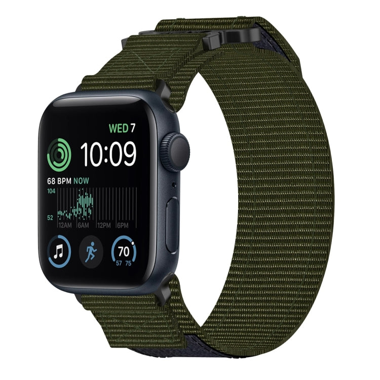 ナイロンフック＆ループファスナーワッチバンド、Apple Watch Series 8 45mm用、Apple Watch SE 2022 40mm用、Apple Watch SE 2022 44mm用、Apple Watch Series 7 41mm用、Apple Watch Series 7 45mm用、Apple Watch SE 40mm用、Apple Watch SE 44mm用