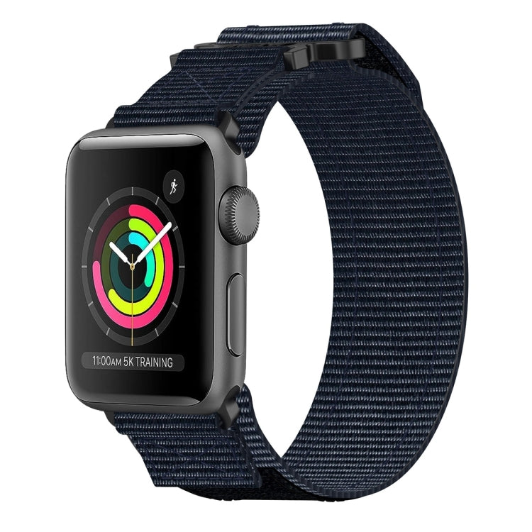 ナイロンフック＆ループファスナーワッチバンド、Apple Watch Series 5 44mm用、Apple Watch Series 5 40mm用、Apple Watch Series 4 44mm用、Apple Watch Series 4 40mm用、Apple Watch Series 3 38mm用、Apple Watch Series 3 42mm用