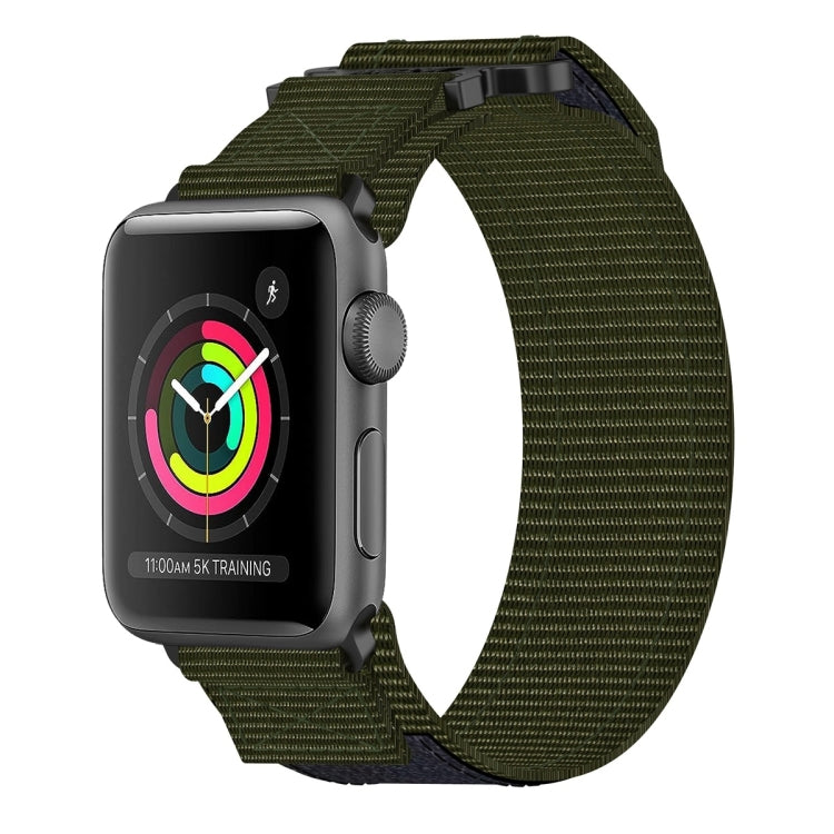 ナイロンフック＆ループファスナーワッチバンド、Apple Watch Series 5 44mm用、Apple Watch Series 5 40mm用、Apple Watch Series 4 44mm用、Apple Watch Series 4 40mm用、Apple Watch Series 3 38mm用、Apple Watch Series 3 42mm用