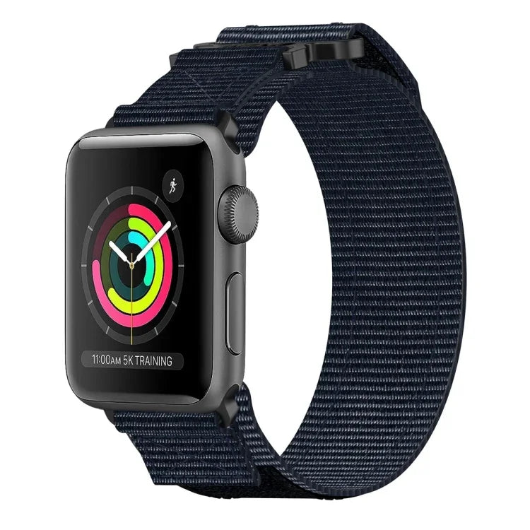 ナイロンフック＆ループファスナウォッチバンド、Apple Watch 38mm用