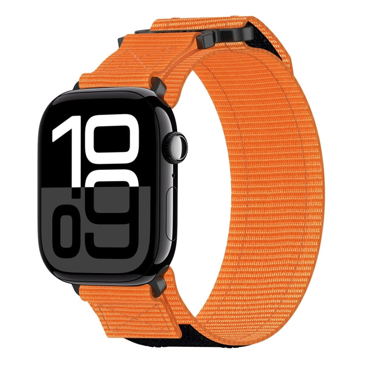 Nylon Hook And Loop Fastener Watch Band, For Apple Watch Series 10 46mm, For Apple Watch Series 10 42mm, For Apple Watch SE 2023 44mm, For Apple Watch SE 2023 40mm, For Apple Watch Ultra 2 49mm, For Apple Watch Series 9 45mm, For Apple Watch Series 9 4...