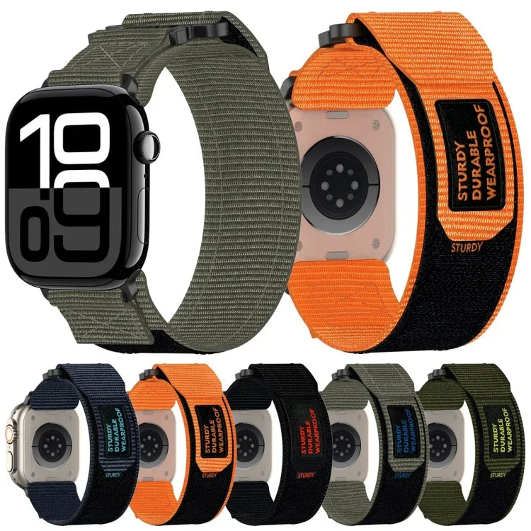 ナイロンフック＆ループファスナウォッチバンド、Apple Watch 38mm用