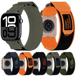 ナイロンフック＆ループファスナーワッチバンド、Apple Watch Series 5 44mm用、Apple Watch Series 5 40mm用、Apple Watch Series 4 44mm用、Apple Watch Series 4 40mm用、Apple Watch Series 3 38mm用、Apple Watch Series 3 42mm用
