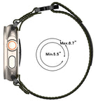 ナイロンフック＆ループファスナーワッチバンド、Apple Watch Series 10 46mm用、Apple Watch Series 10 42mm用、Apple Watch SE 2023 44mm用、Apple Watch SE 2023 40mm用、Apple Watch Ultra 2 49mm用、Apple Watch Series 9 45mm用、Apple Watch Series 9 41mm用