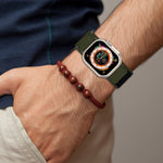 ナイロンフック＆ループファスナーワッチバンド、Apple Watch Series 10 46mm用、Apple Watch Series 10 42mm用、Apple Watch SE 2023 44mm用、Apple Watch SE 2023 40mm用、Apple Watch Ultra 2 49mm用、Apple Watch Series 9 45mm用、Apple Watch Series 9 41mm用