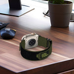 ナイロンフック＆ループファスナーワッチバンド、Apple Watch Series 5 44mm用、Apple Watch Series 5 40mm用、Apple Watch Series 4 44mm用、Apple Watch Series 4 40mm用、Apple Watch Series 3 38mm用、Apple Watch Series 3 42mm用