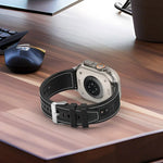 一般バックルハイブリッドナイロン編みシリコンウォッチバンド、Apple Watch 42mm用、Apple Watch 38mm用