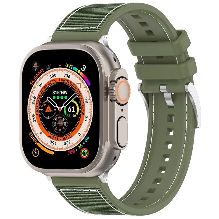 公式バックルハイブリッドナイロン編みシリコンウォッチバンド、Apple Watch 42mm用、Apple Watch 38mm用