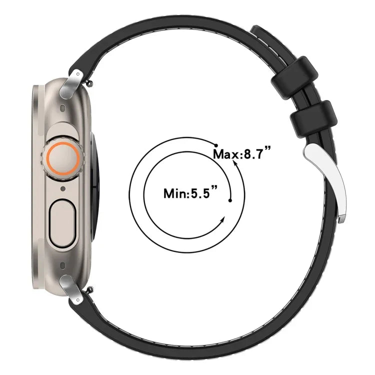 公式バックルハイブリッドナイロン編みシリコンウォッチバンド、Apple Watch 42mm用、Apple Watch 38mm用