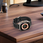 公式バックルハイブリッドナイロン編みシリコンウォッチバンド、Apple Watch 42mm用、Apple Watch 38mm用