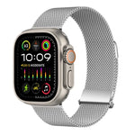 ZGA ミラネーゼ マグネティック メタルウォッチバンド、Apple Watch Series 10 46mm 用、Apple Watch Series 10 42mm 用、Apple Watch SE 2023 44mm 用、Apple Watch Ultra 2 49mm 用、Apple Watch Series 9 45mm 用、Apple Watch Ultra 49mm 用、Apple Watch Series 8 45mm 用...