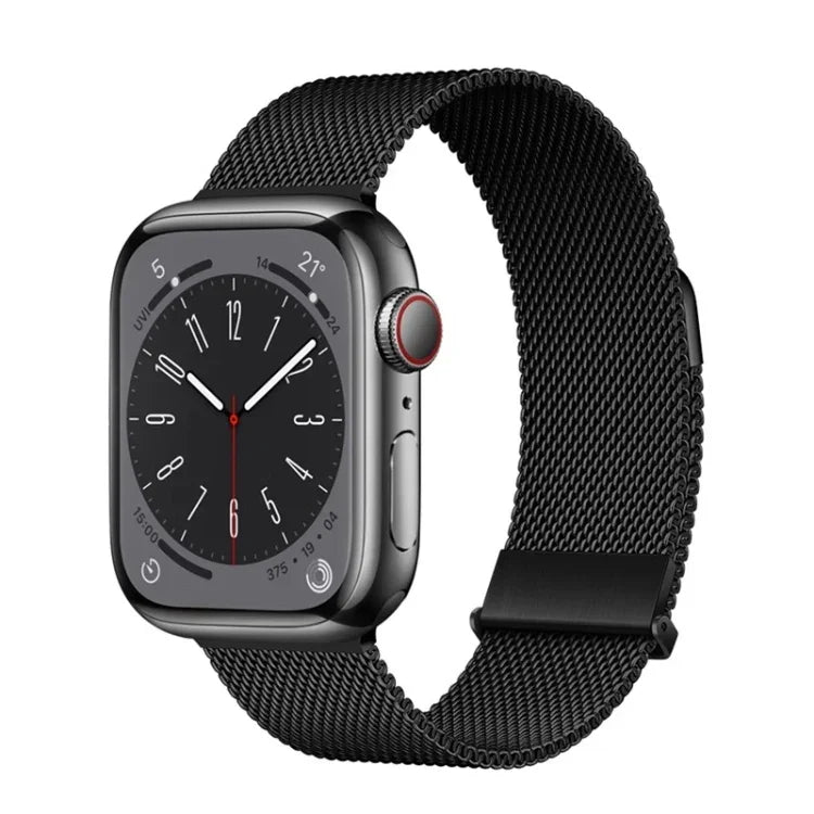 ZGA ミラネーゼ マグネティック メタルウォッチバンド、Apple Watch Series 10 46mm 用、Apple Watch Series 10 42mm 用、Apple Watch SE 2023 44mm 用、Apple Watch Ultra 2 49mm 用、Apple Watch Series 9 45mm 用、Apple Watch Ultra 49mm 用、Apple Watch Series 8 45mm 用...