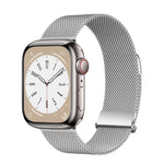 ZGA ミラネーゼ マグネティック メタルウォッチバンド、Apple Watch Series 10 46mm 用、Apple Watch Series 10 42mm 用、Apple Watch SE 2023 44mm 用、Apple Watch Ultra 2 49mm 用、Apple Watch Series 9 45mm 用、Apple Watch Ultra 49mm 用、Apple Watch Series 8 45mm 用...