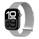 ZGA ミラネーゼ マグネティック メタルウォッチバンド、Apple Watch Series 10 46mm 用、Apple Watch Series 10 42mm 用、Apple Watch SE 2023 44mm 用、Apple Watch Ultra 2 49mm 用、Apple Watch Series 9 45mm 用、Apple Watch Ultra 49mm 用、Apple Watch Series 8 45mm 用...