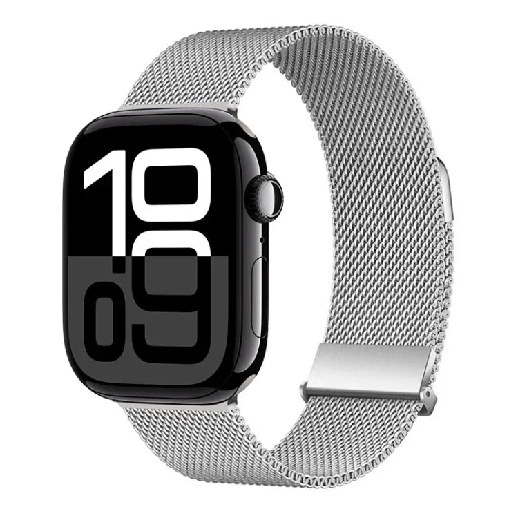 ZGA ミラネーゼ マグネティック メタルウォッチバンド、Apple Watch Series 10 46mm 用、Apple Watch Series 10 42mm 用、Apple Watch SE 2023 44mm 用、Apple Watch Ultra 2 49mm 用、Apple Watch Series 9 45mm 用、Apple Watch Ultra 49mm 用、Apple Watch Series 8 45mm 用...