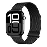 ZGA ミラネーゼ マグネティック メタルウォッチバンド、Apple Watch Series 10 46mm 用、Apple Watch Series 10 42mm 用、Apple Watch SE 2023 44mm 用、Apple Watch Ultra 2 49mm 用、Apple Watch Series 9 45mm 用、Apple Watch Ultra 49mm 用、Apple Watch Series 8 45mm 用...