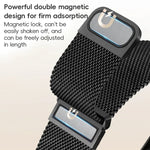 ZGA ミラネーゼ マグネティック メタルウォッチバンド、Apple Watch Series 10 46mm 用、Apple Watch Series 10 42mm 用、Apple Watch SE 2023 44mm 用、Apple Watch Ultra 2 49mm 用、Apple Watch Series 9 45mm 用、Apple Watch Ultra 49mm 用、Apple Watch Series 8 45mm 用...