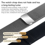 ZGA ミラネーゼ マグネティック メタルウォッチバンド、Apple Watch Series 10 46mm 用、Apple Watch Series 10 42mm 用、Apple Watch SE 2023 44mm 用、Apple Watch Ultra 2 49mm 用、Apple Watch Series 9 45mm 用、Apple Watch Ultra 49mm 用、Apple Watch Series 8 45mm 用...