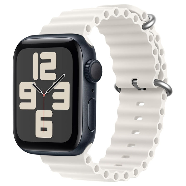 ZGA Ocean シリコンウォッチバンド、Apple Watch Series 10 46mm用、Apple Watch Series 10 42mm用、Apple Watch SE 2023 44mm用、Apple Watch Ultra 2 49mm用、Apple Watch Series 9 45mm用、Apple Watch Ultra 49mm用、Apple Watch Series 8 45mm用